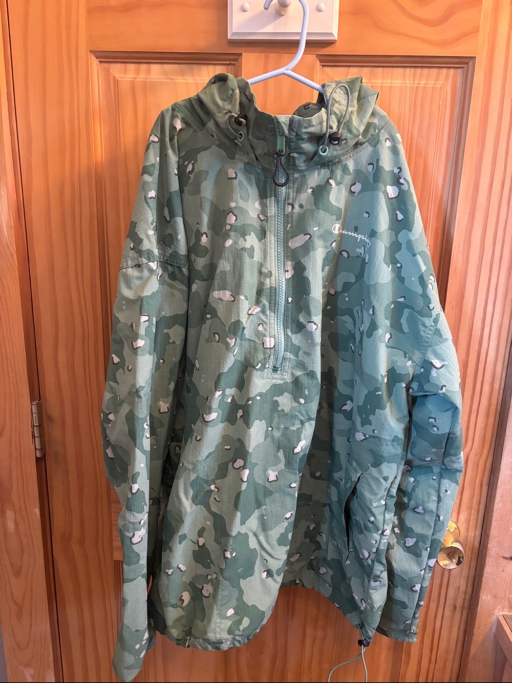 Ripstop Anorak Jacket Script Camo